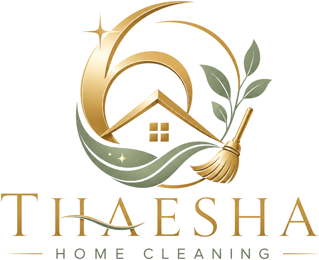 Thaesha Home Cleaning Logo